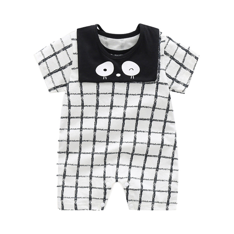 Baby Fruit Dinosaur Star Print Rompers And Baby Bibs