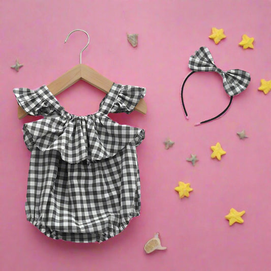 Baby Girls Fruit Checked And Accessories Headwear