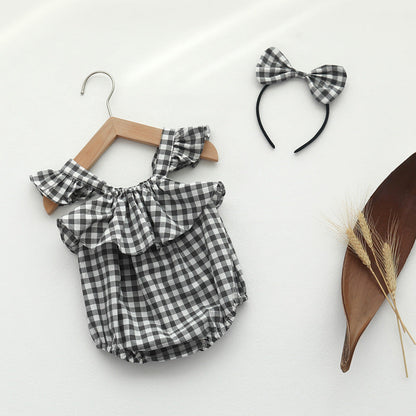 Baby Girls Fruit Checked And Accessories Headwear