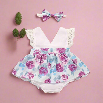 Baby Girls Flower And Bow Accessories Headwear