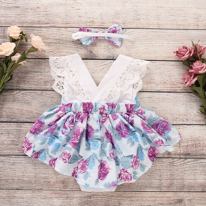 Baby Girls Flower And Bow Accessories Headwear