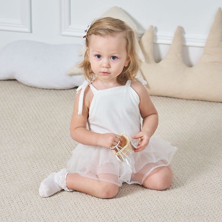 Baby Girls Solid Color Bow Rompers Headwear Wholesale 22051609
