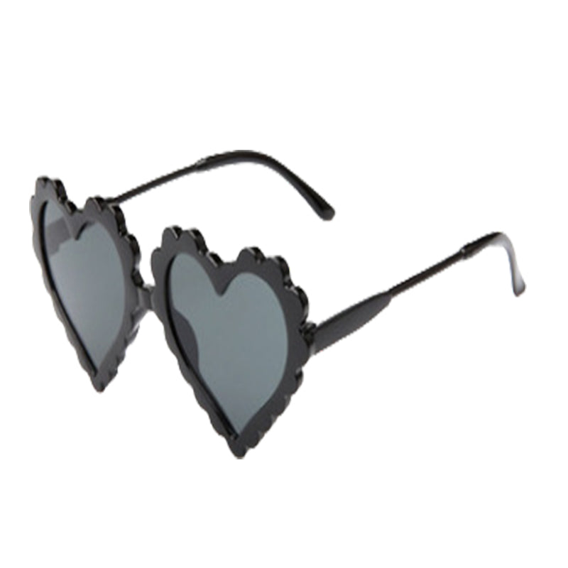 Kid Unisex Solid Color Love heart Glasses Wholesale
