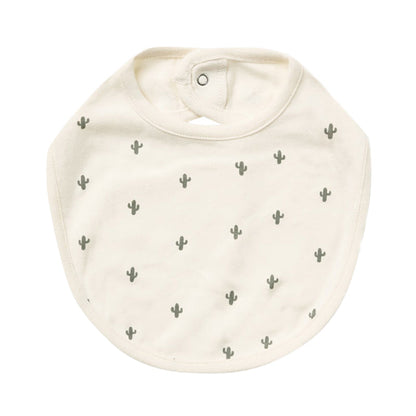 Baby Unisex Solid Color Polka dots Print Baby Bibs