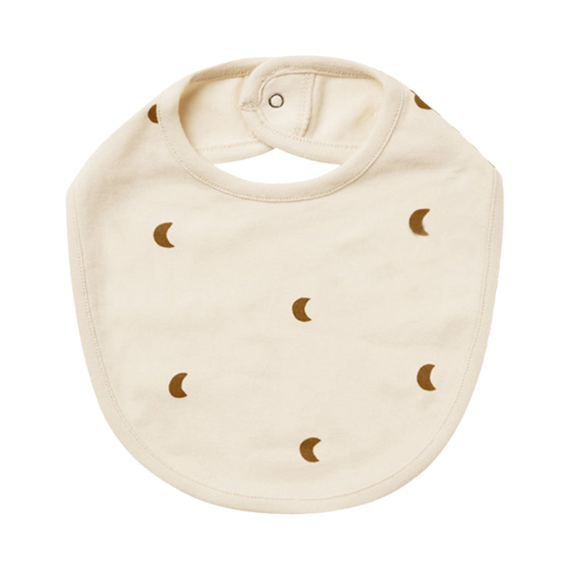 Baby Unisex Solid Color Polka dots Print Baby Bibs