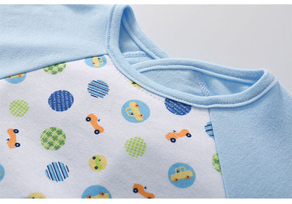 Unisex Solid Color Cartoon Embroidered Baby Bibs