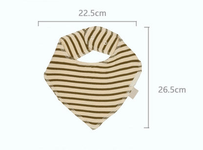 Unisex Striped Print Baby Bibs Wholesale