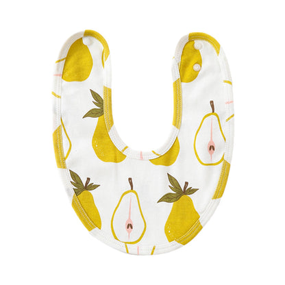 Unisex Fruit Butterfly Print Baby Bibs Wholesale