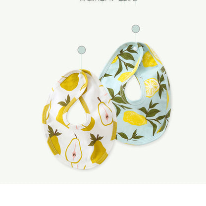 Unisex Fruit Butterfly Print Baby Bibs Wholesale