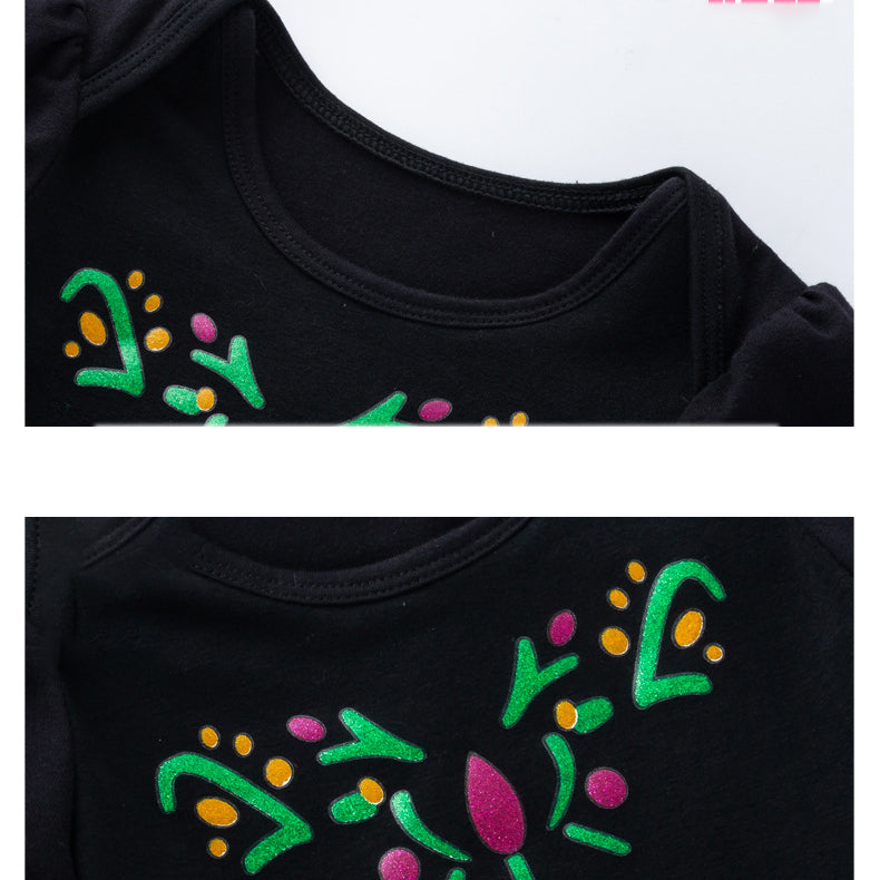 Baby Girls Embroidered Dresses And Accessories Headwear