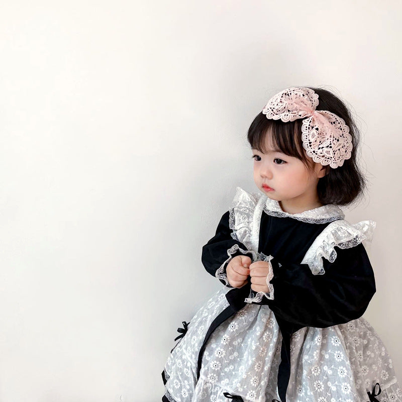 Girls Bow Lace Accessories Headwear