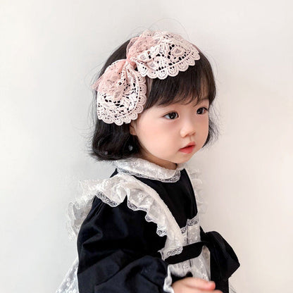 Girls Bow Lace Accessories Headwear