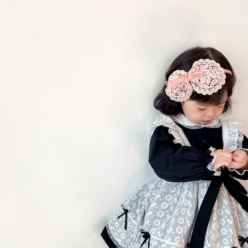Girls Bow Lace Accessories Headwear