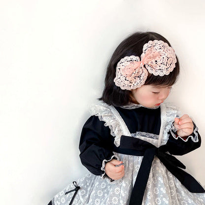 Girls Bow Lace Accessories Headwear