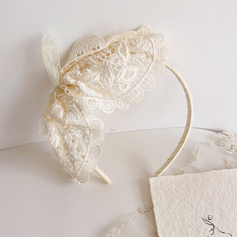 Girls Bow Lace Accessories Headwear