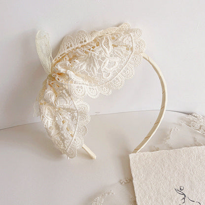 Girls Bow Lace Accessories Headwear