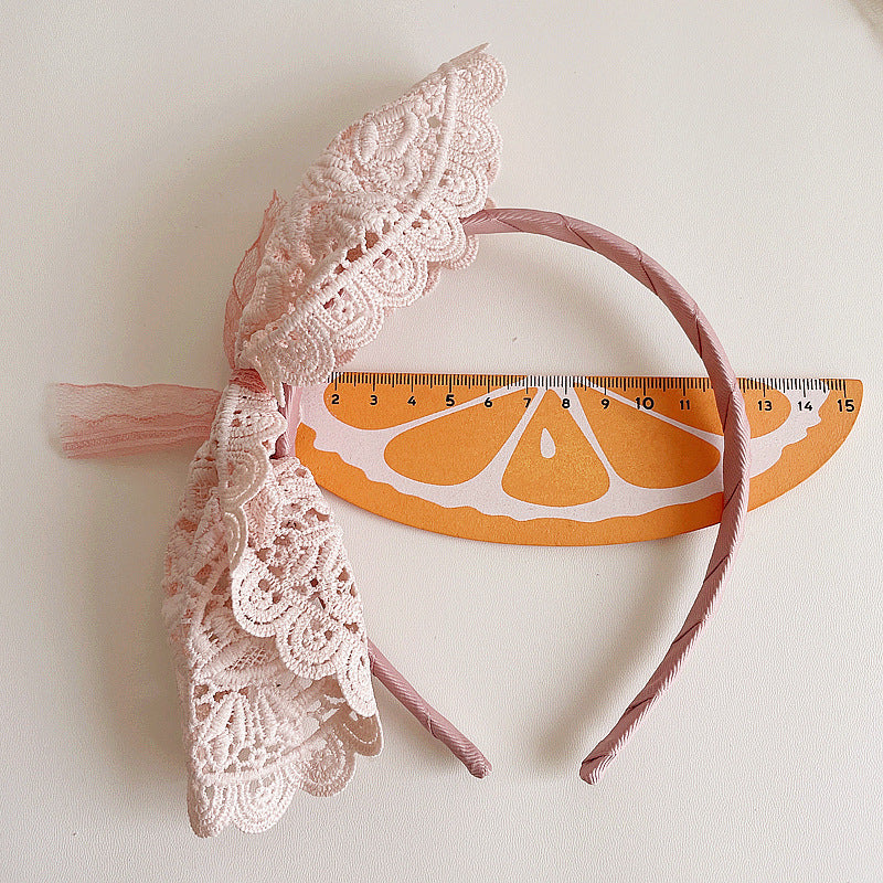 Girls Bow Lace Accessories Headwear