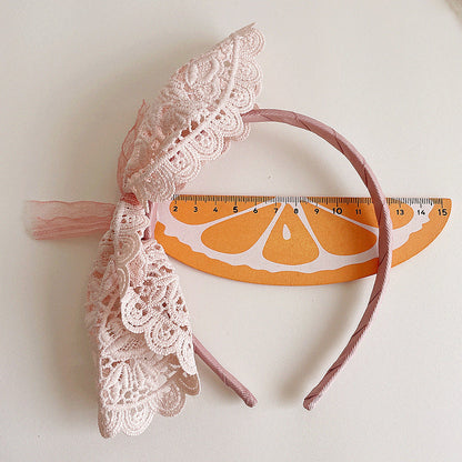 Girls Bow Lace Accessories Headwear