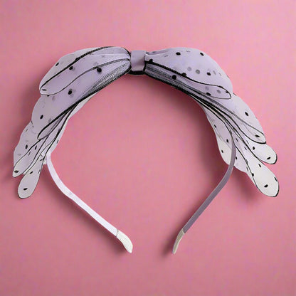 Girls Polka dots Bow Accessories Headwear