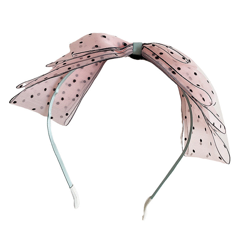 Girls Polka dots Bow Accessories Headwear
