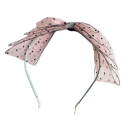 Girls Polka dots Bow Accessories Headwear