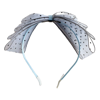 Girls Polka dots Bow Accessories Headwear