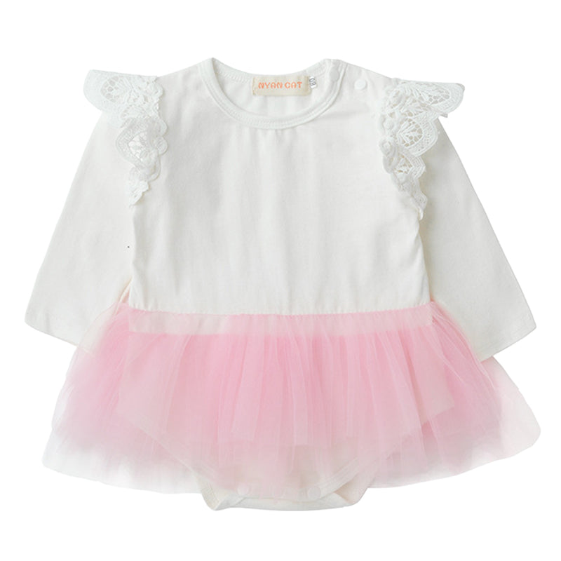 Baby Girls Solid Color Rompers And Accessories Headwear Socks Wholesale 220616226