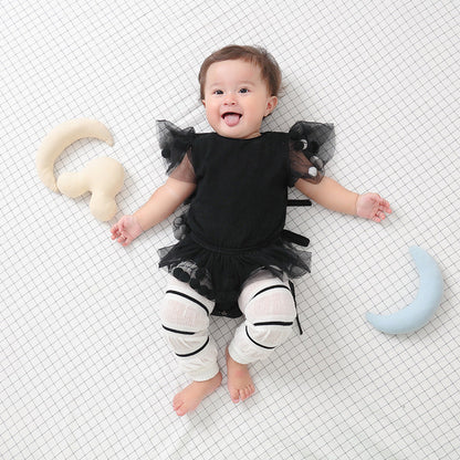 Baby Girls Solid Color Rompers And Accessories Socks Wholesale 220616229