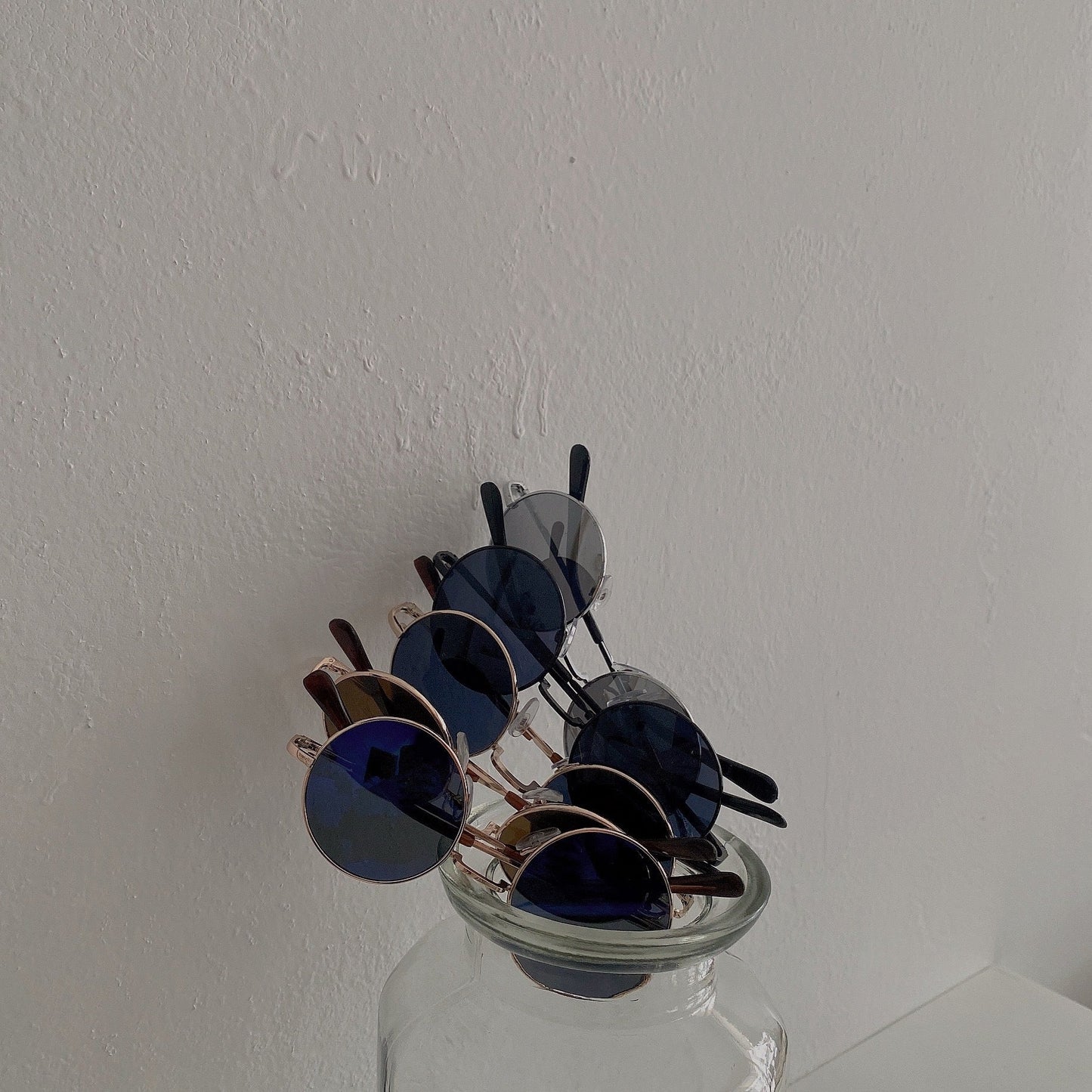 Unisex Solid Color Accessories Glasses Wholesale
