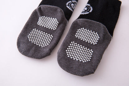 Baby Kid Girls Boys Color-blocking Flower Bow Socks