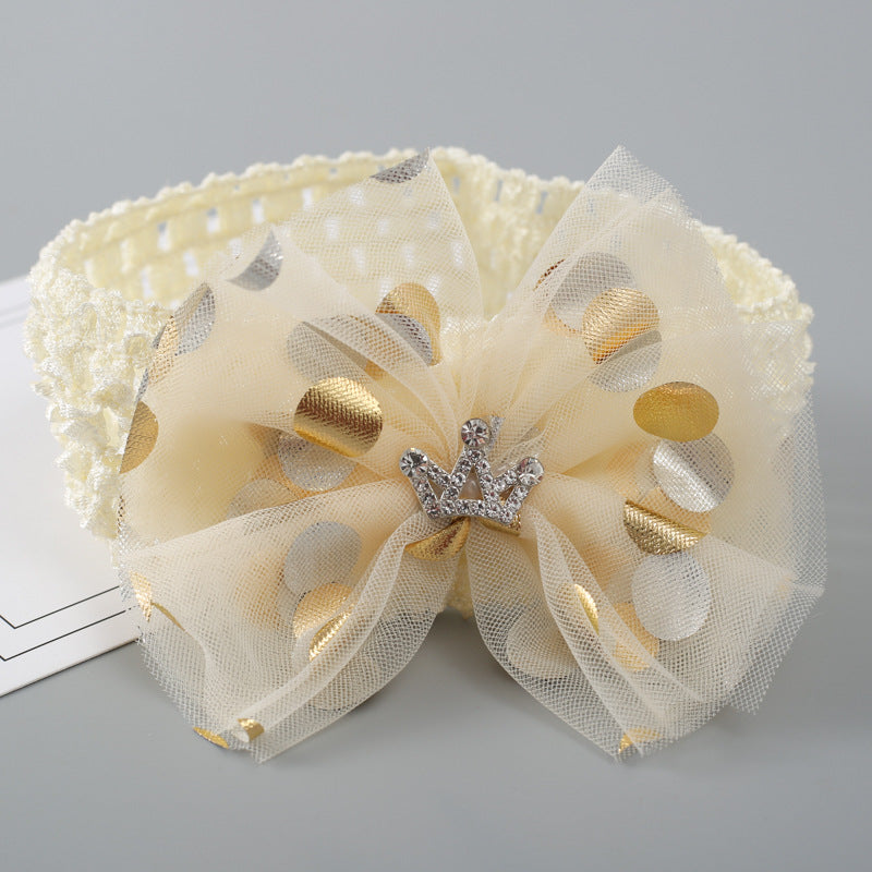 Girls Polka dots Bow Accessories Headwear Wholesale 220620128
