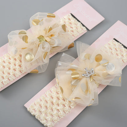 Girls Polka dots Bow Accessories Headwear Wholesale 220620128