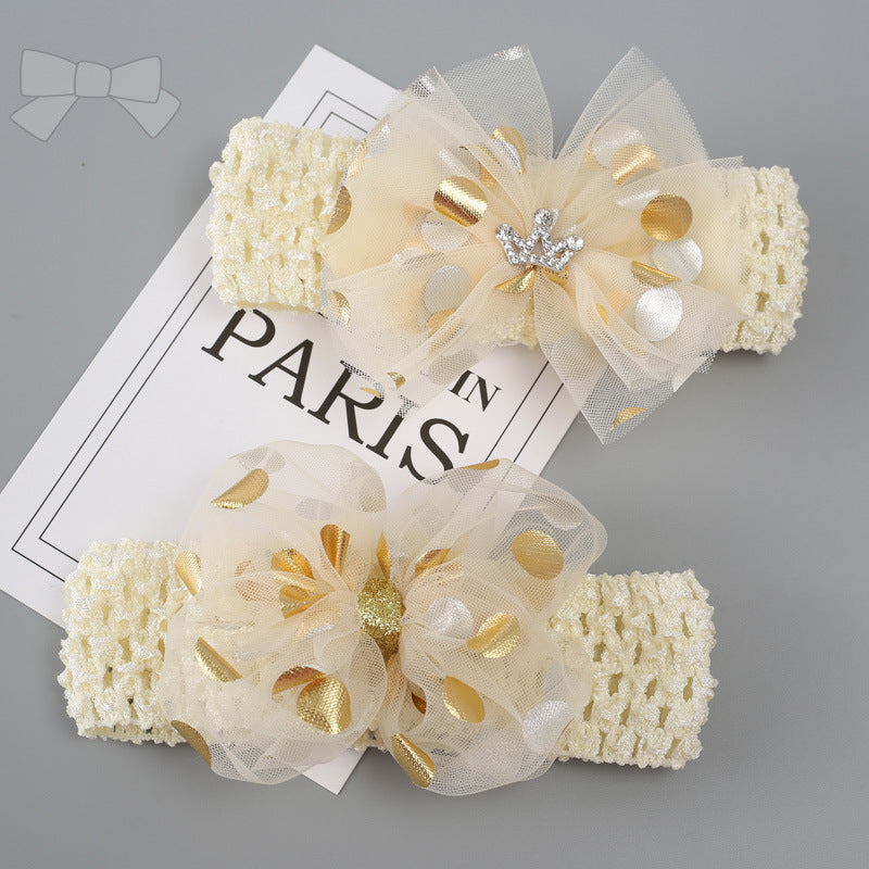Girls Polka dots Bow Accessories Headwear Wholesale 220620128