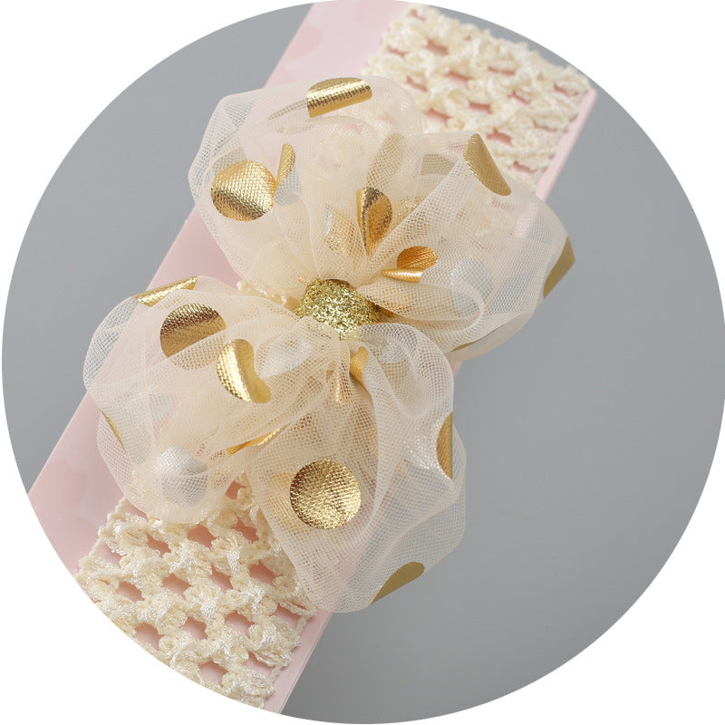 Girls Polka dots Bow Accessories Headwear Wholesale 220620128