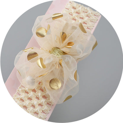 Girls Polka dots Bow Accessories Headwear Wholesale 220620128