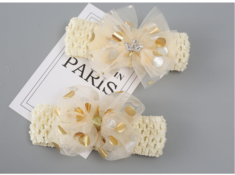 Girls Polka dots Bow Accessories Headwear Wholesale 220620128