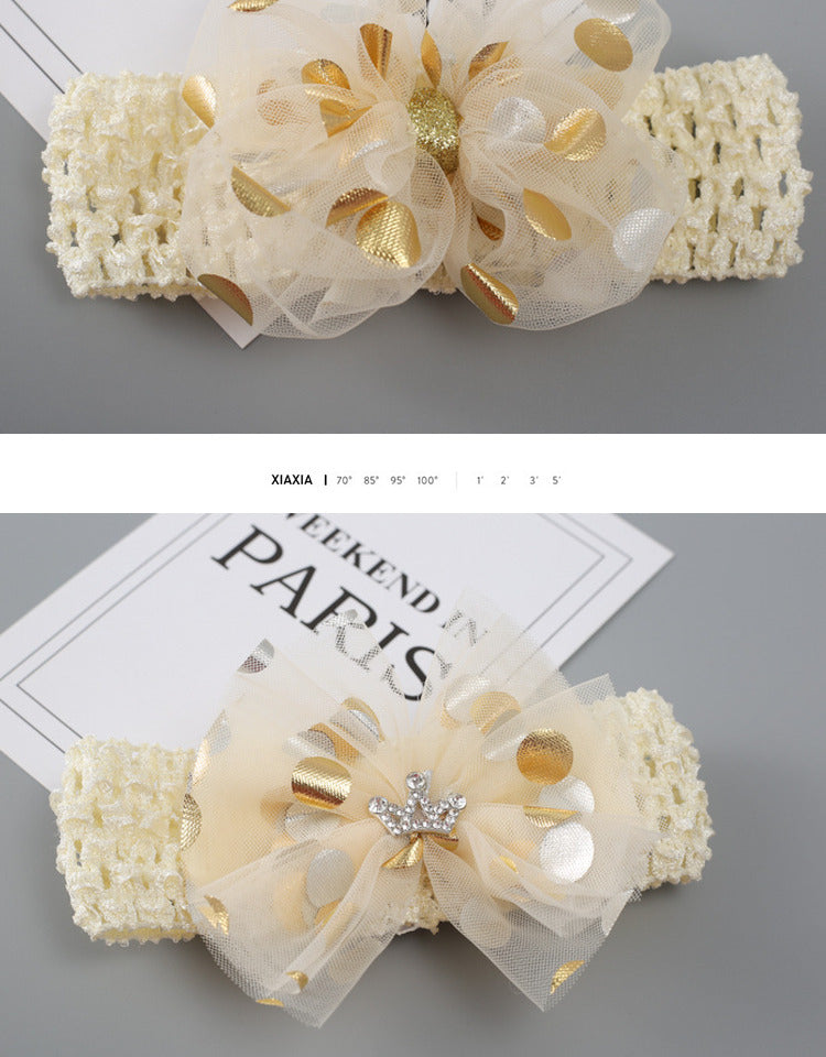 Girls Polka dots Bow Accessories Headwear Wholesale 220620128