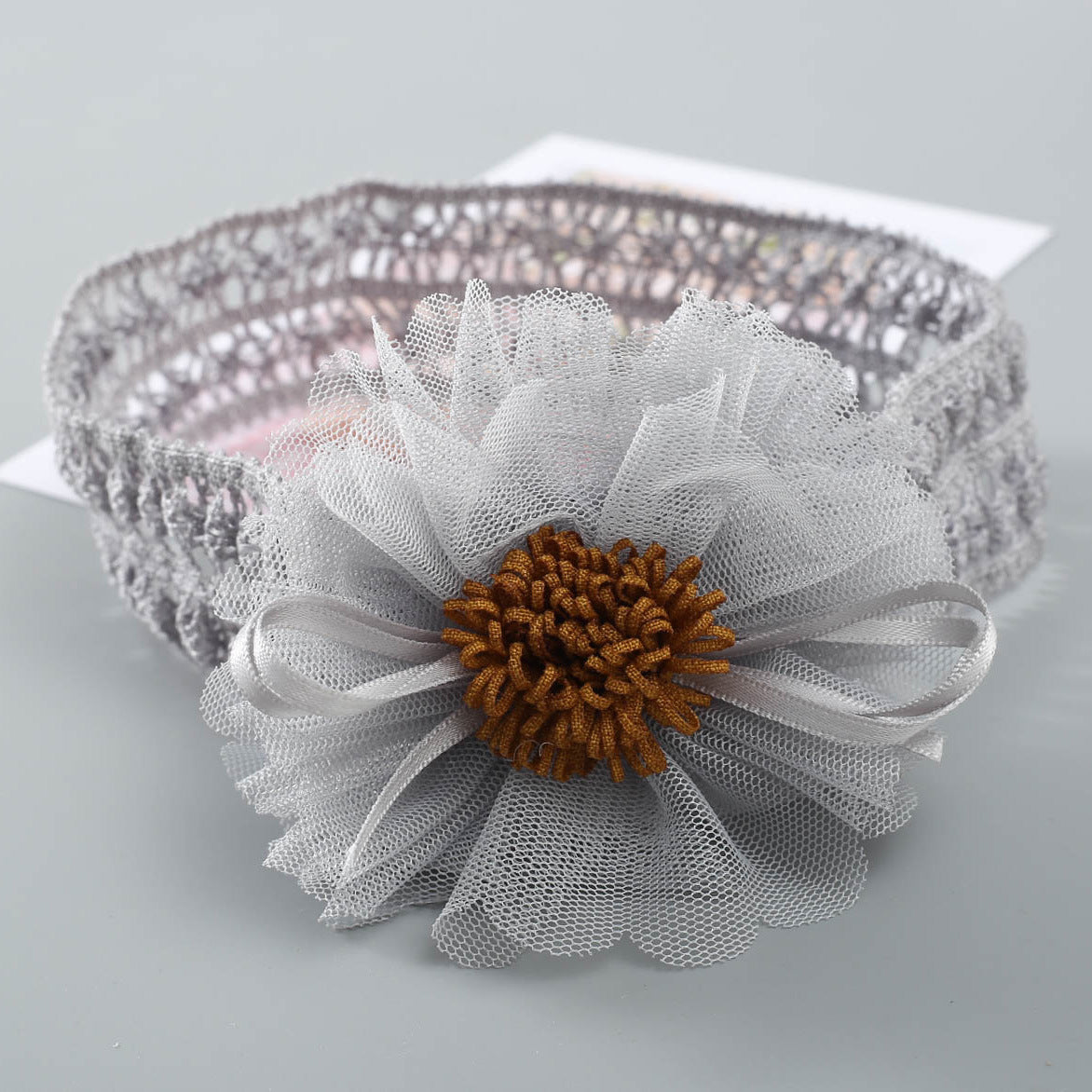 Girls Color-blocking Flower Embroidered Accessories Headwear
