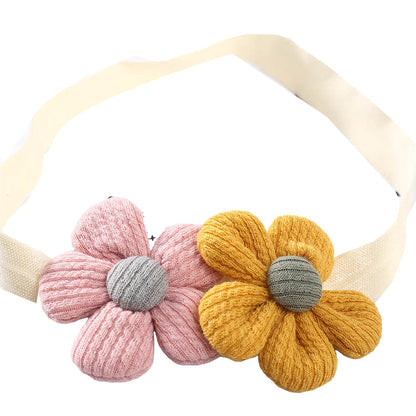 Girls Flower Embroidered Accessories Headwear