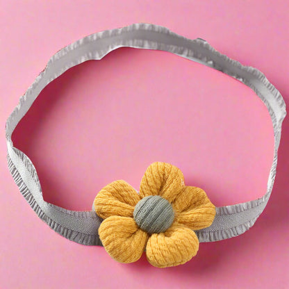 Girls Flower Embroidered Accessories Headwear