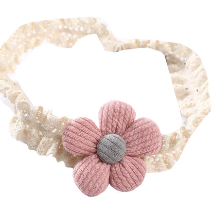 Girls Flower Embroidered Accessories Headwear