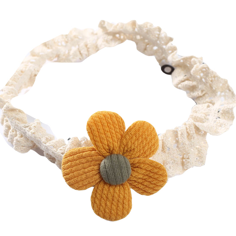 Girls Flower Embroidered Accessories Headwear