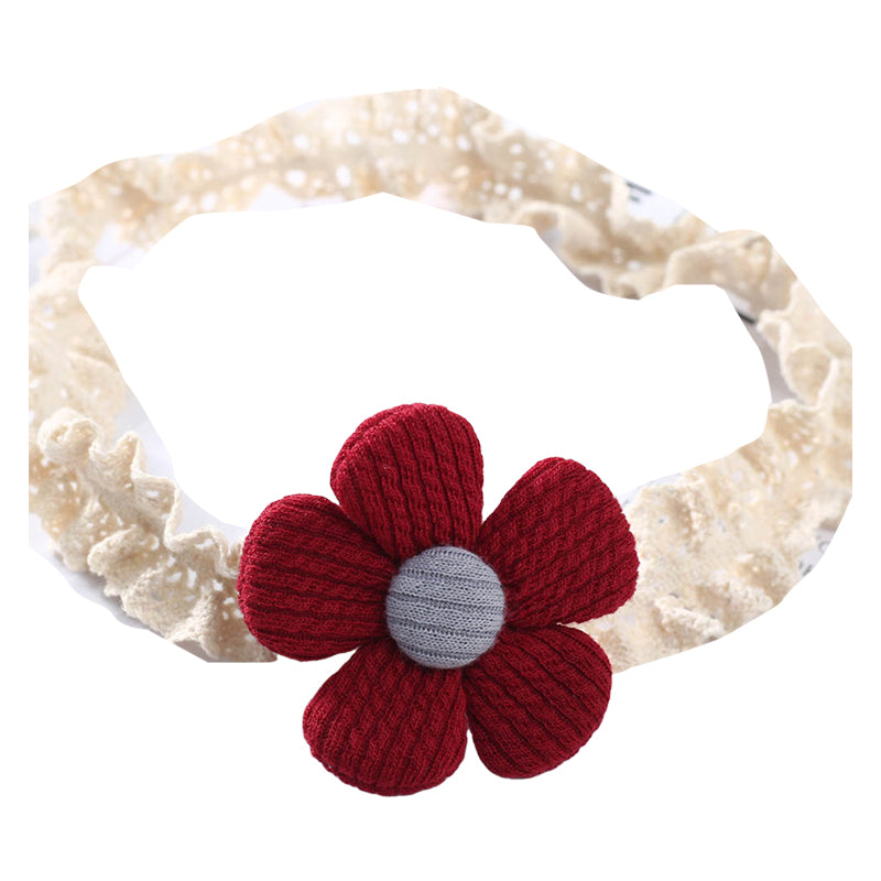 Girls Flower Embroidered Accessories Headwear