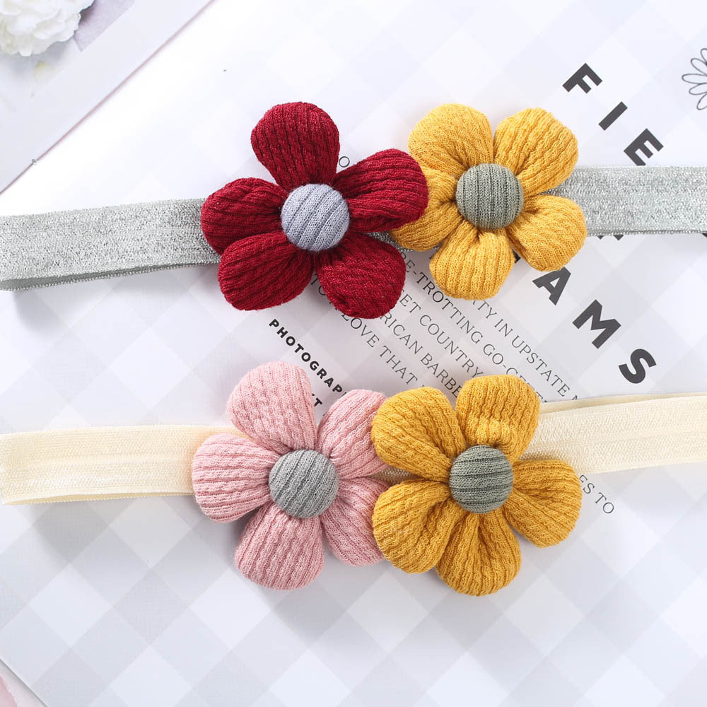 Girls Flower Embroidered Accessories Headwear