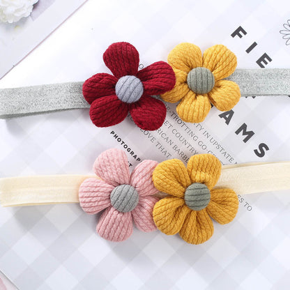 Girls Flower Embroidered Accessories Headwear