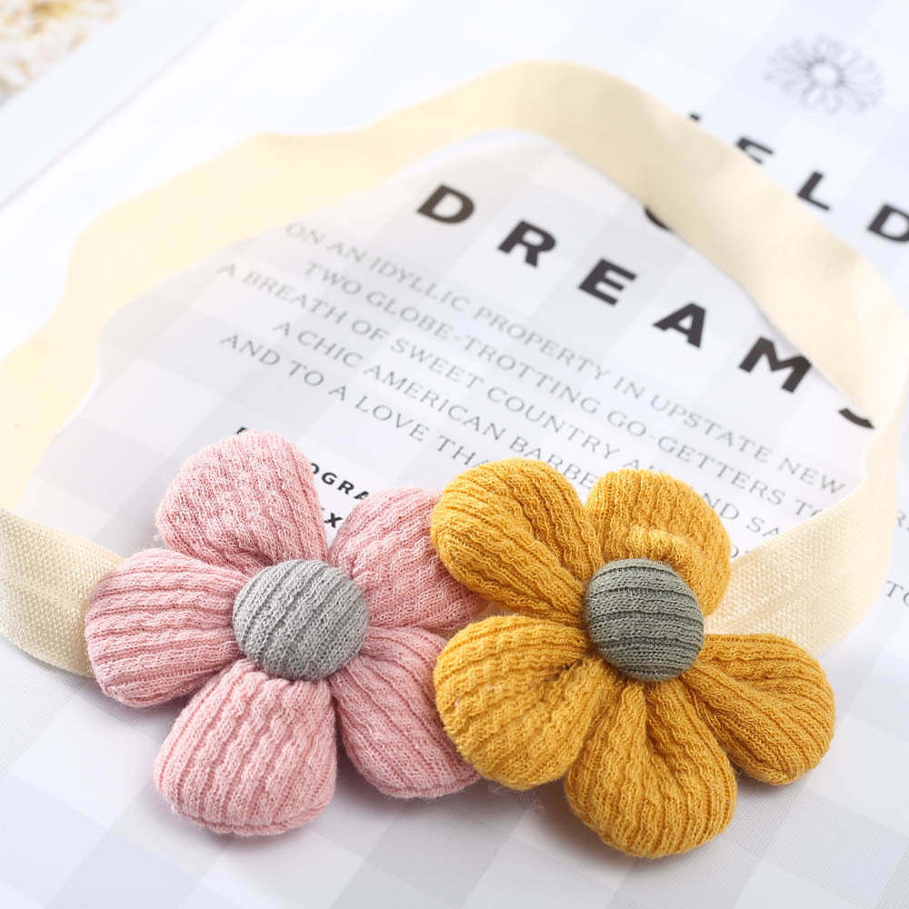 Girls Flower Embroidered Accessories Headwear