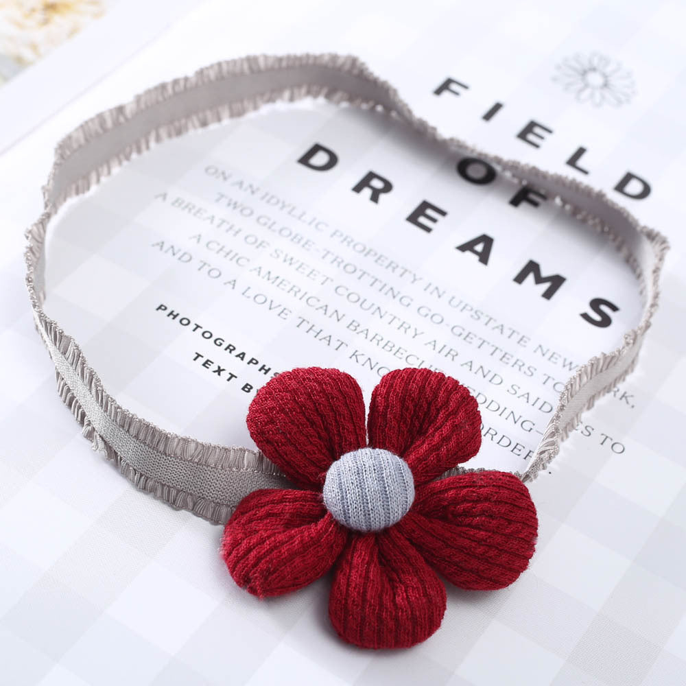 Girls Flower Embroidered Accessories Headwear
