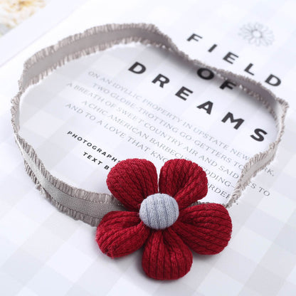 Girls Flower Embroidered Accessories Headwear