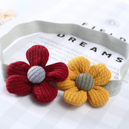Girls Flower Embroidered Accessories Headwear