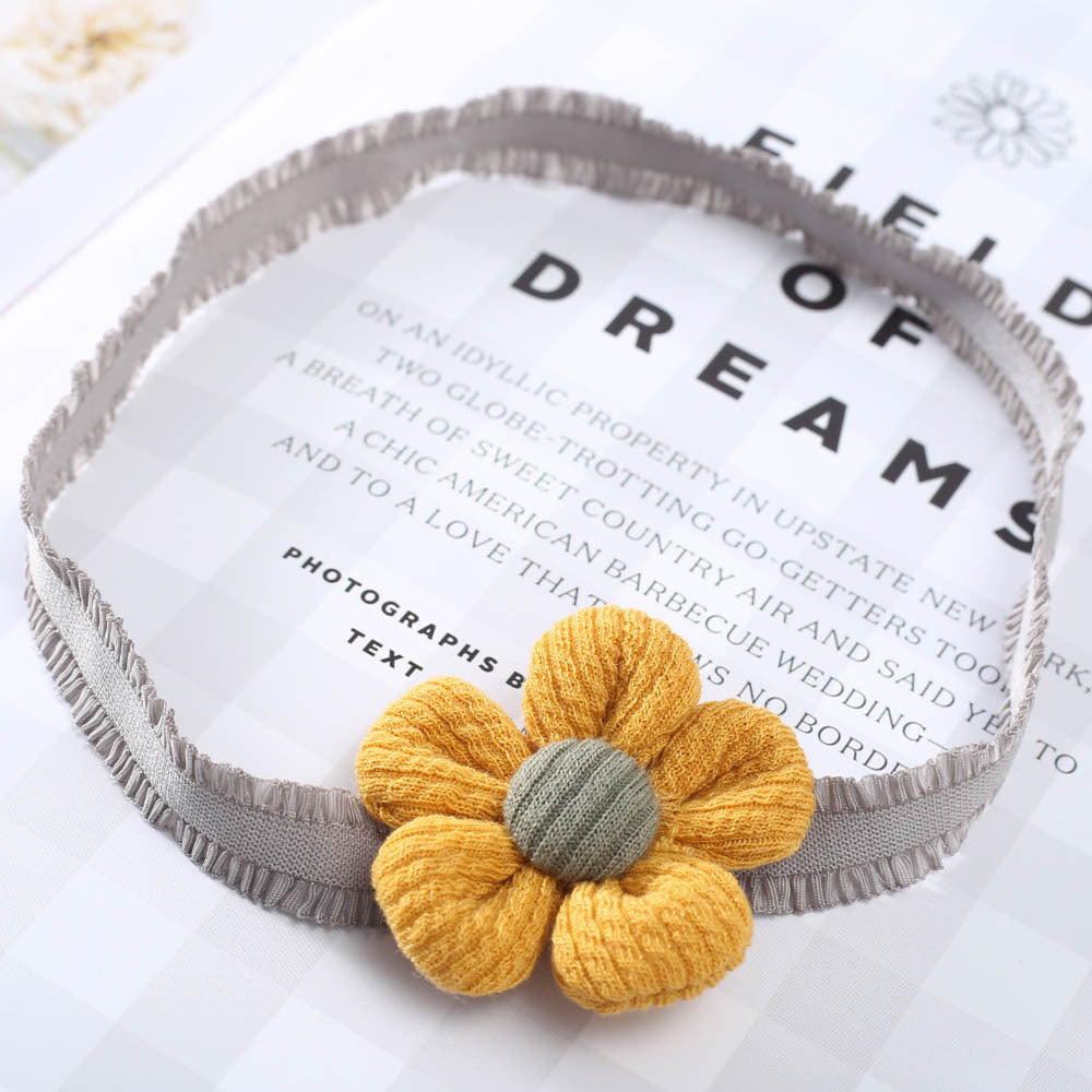 Girls Flower Embroidered Accessories Headwear